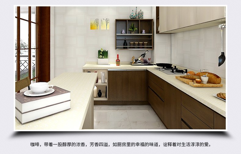 欧派橱柜图片 整体橱柜定制石英石台面厨房装修效果图_6