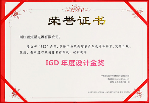 IGD年度设计金奖