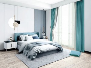 织女星无缝墙布系列图片 2021新款卧室窗帘效果图