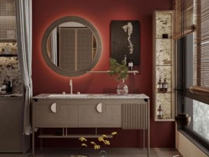 米洛斯定制实木浴室-中式风案例图